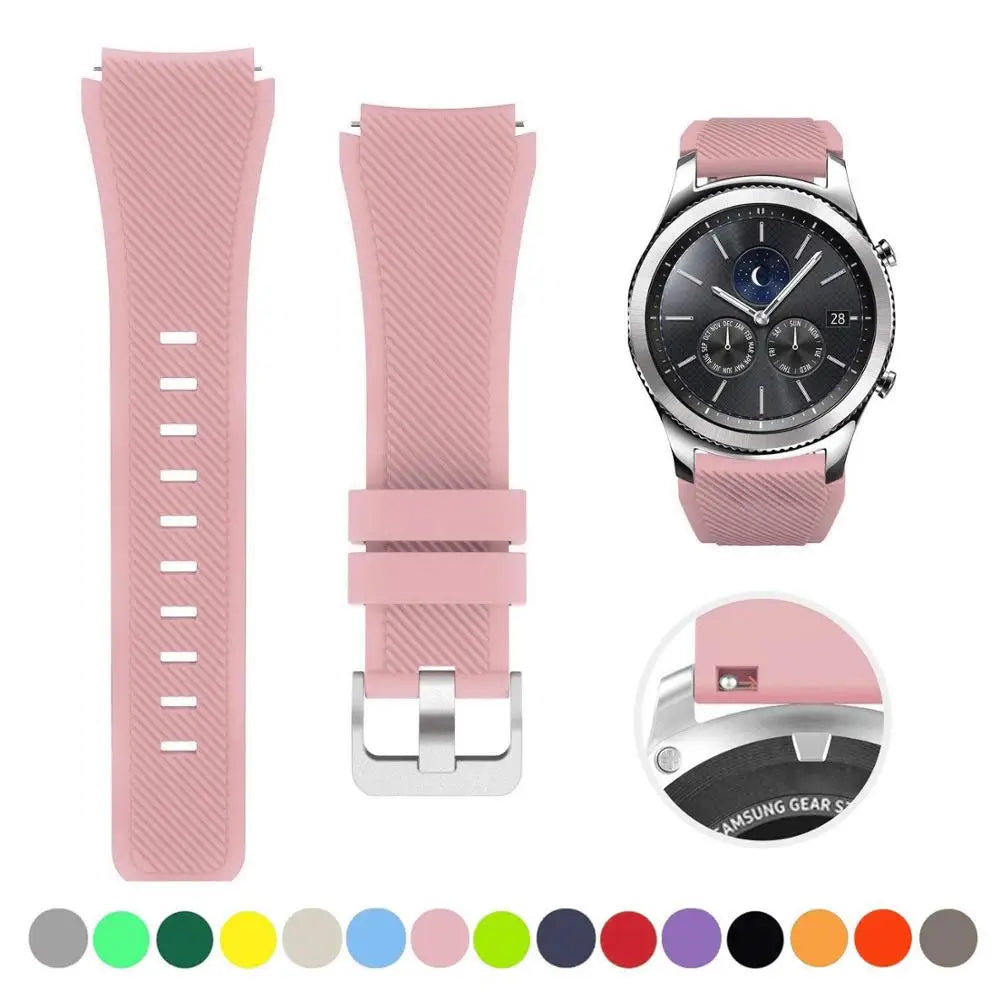 20mm 22mm Strap For Samsung galaxy watch 4 5 6 7 44mm 5 pro 45mm Gear S3 Frontier bracelet Huawei watch gt 2/2e/3/4/5/6 pro Band