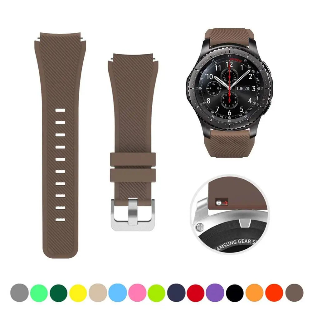 20mm 22mm Strap For Samsung galaxy watch 4 5 6 7 44mm 5 pro 45mm Gear S3 Frontier bracelet Huawei watch gt 2/2e/3/4/5/6 pro Band