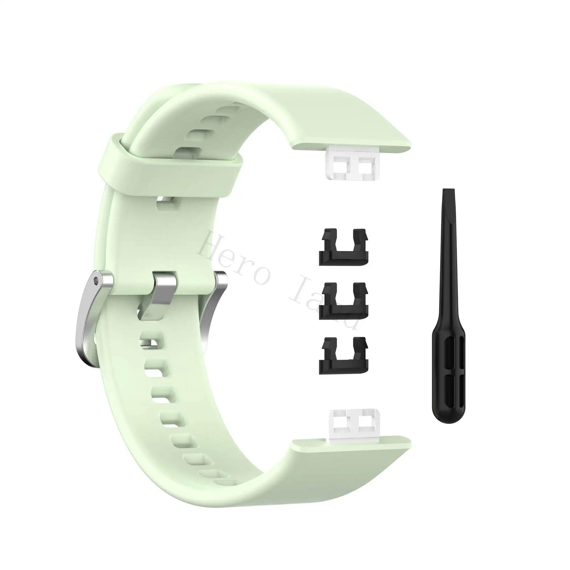 Sport Silicone Watchband For Huawei Watch Fit Strap Original SmarwatchWriststrap Belt Bracelet Printing Accessories with tool