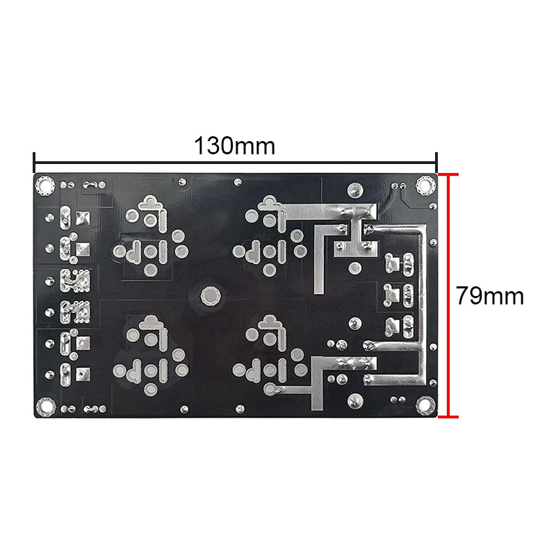 Ghxamp 120A Rectifier Filter Power Supply Board Solder Schottky 35MM Capacitance Rectification Amplifier DIY