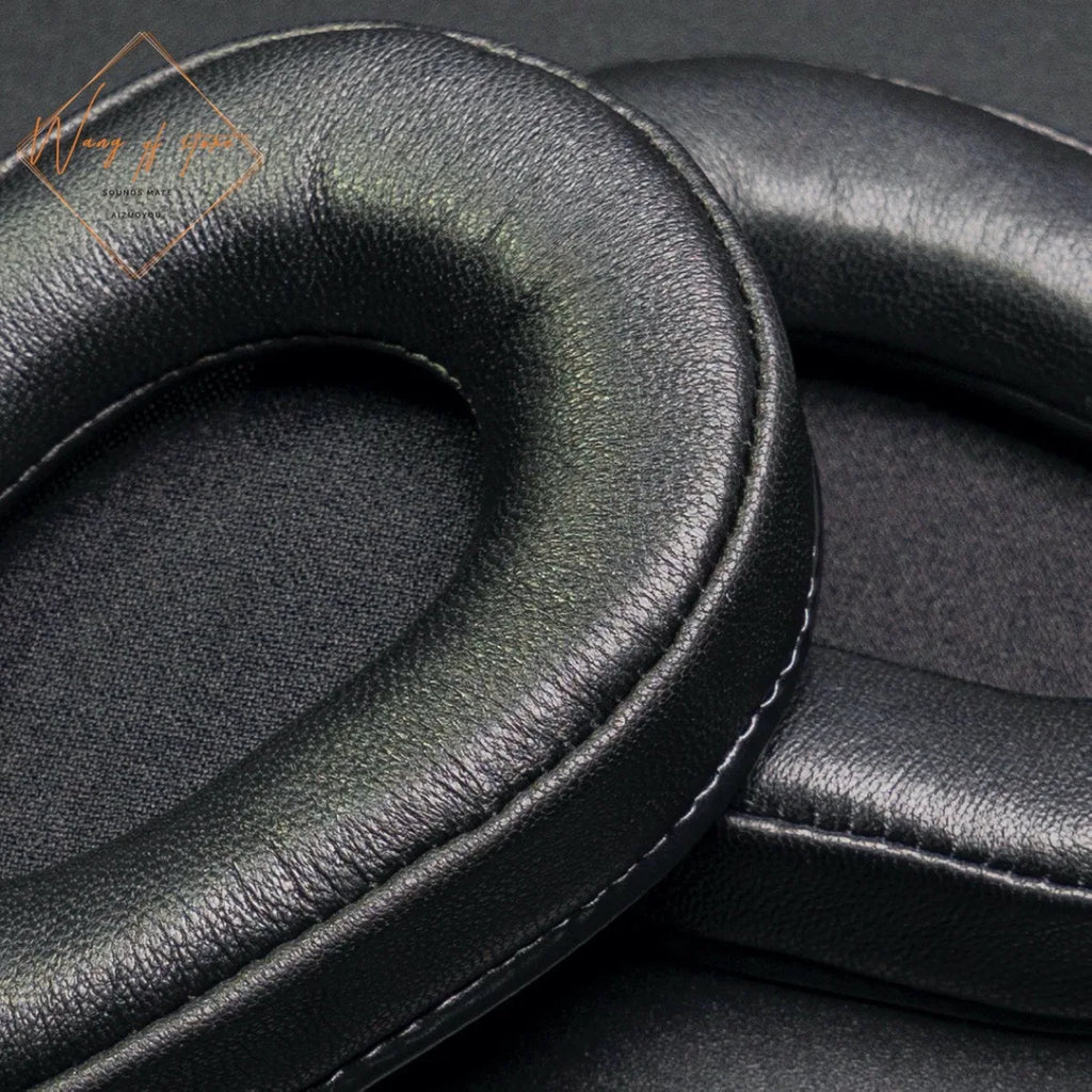 Sheepskin Ear Pads Foam Cushion For ULTRASONE ED 8 Palladium Ruthenium Edition 8 x  Headphone Real Leather Part