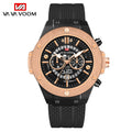 2023 New Men's Watch Top Brand Luxury Sports Silicone Strap Japanese Movement Calendar Quartz Waterproof Watch Relogio Masculino