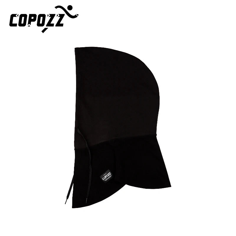 COPOZZ Winter Thermal Fleece Ski Mask Full Face Head Coverings Snowboard Hooded Scarfs Outdoor Sports Cycling Headgear Balaclava