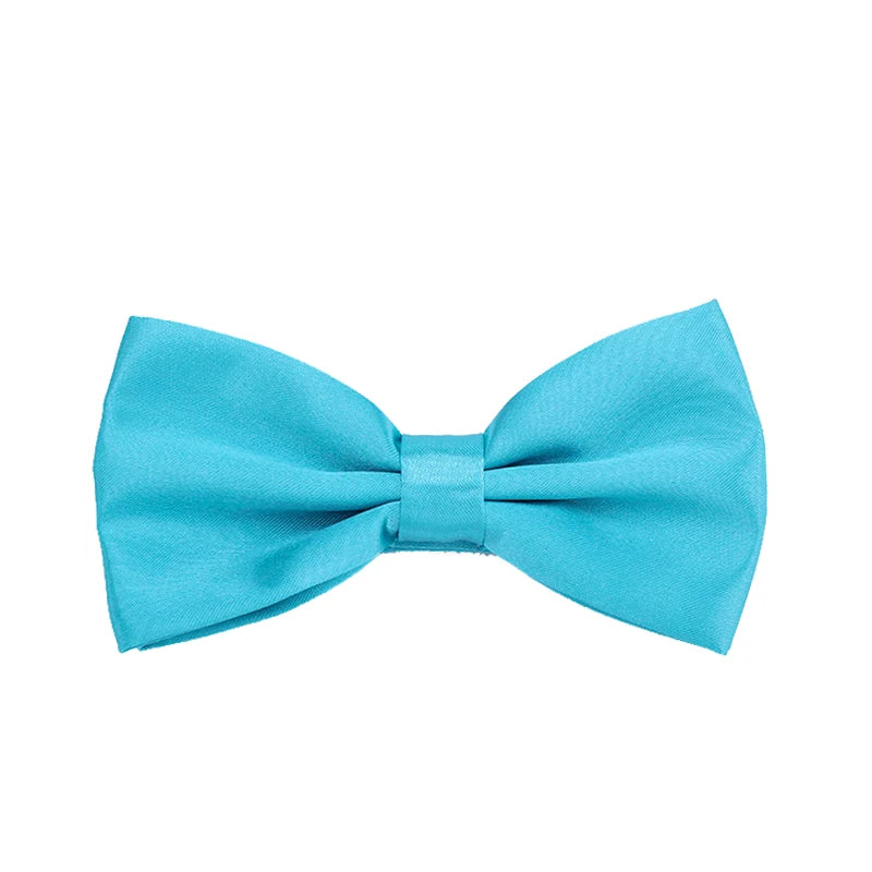 HUISHI Bow Tie For Men Bowtie Solid Color Fashion Butterfly Cravat Banquet Party Bowties Black Gold Red Royal Blue Wine Ties Men