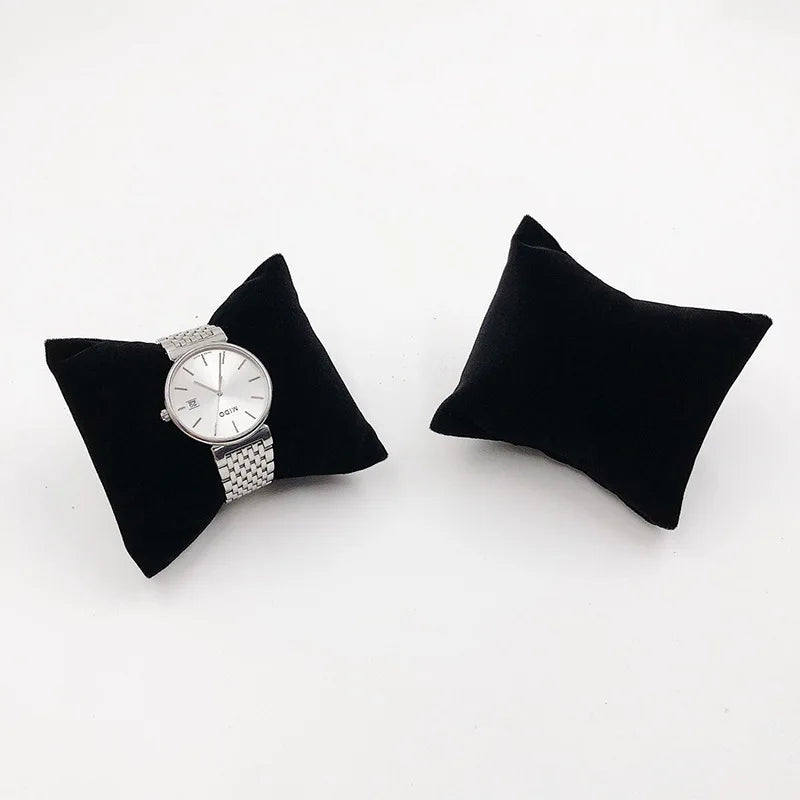 Wholesale Durable Velvet Pearl Bracelet Watch Display Pillows for Case Bangle Anklet Wristwatch Holder Jewelry Counter Organizer