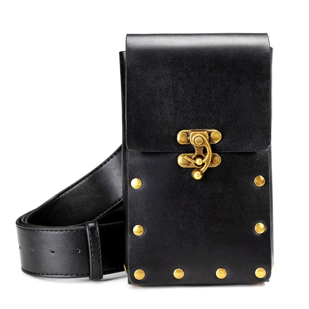 Steampunk Waist Leg Bags Women Men Victorian Style Holster Bag Motorcycle Thigh Hip Belt Packs Messenger Shoulder Bags