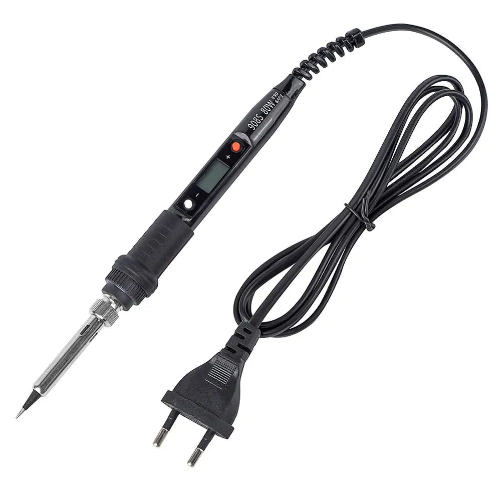 JCD Electric Soldering Iron 80W LCD Digital Display Adjustable Temperature Soldering Iron Tips 220V/110V Welding Solder Tools