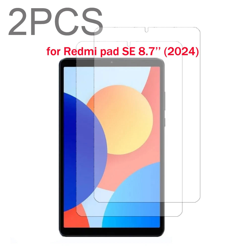 2-pack Glass For Xiaomi Redmi pad 2 pro 12.1/ for pad mini SE 10.6 8.7 11'' tablet Scratch Proof Tempered Glass Screen Protector