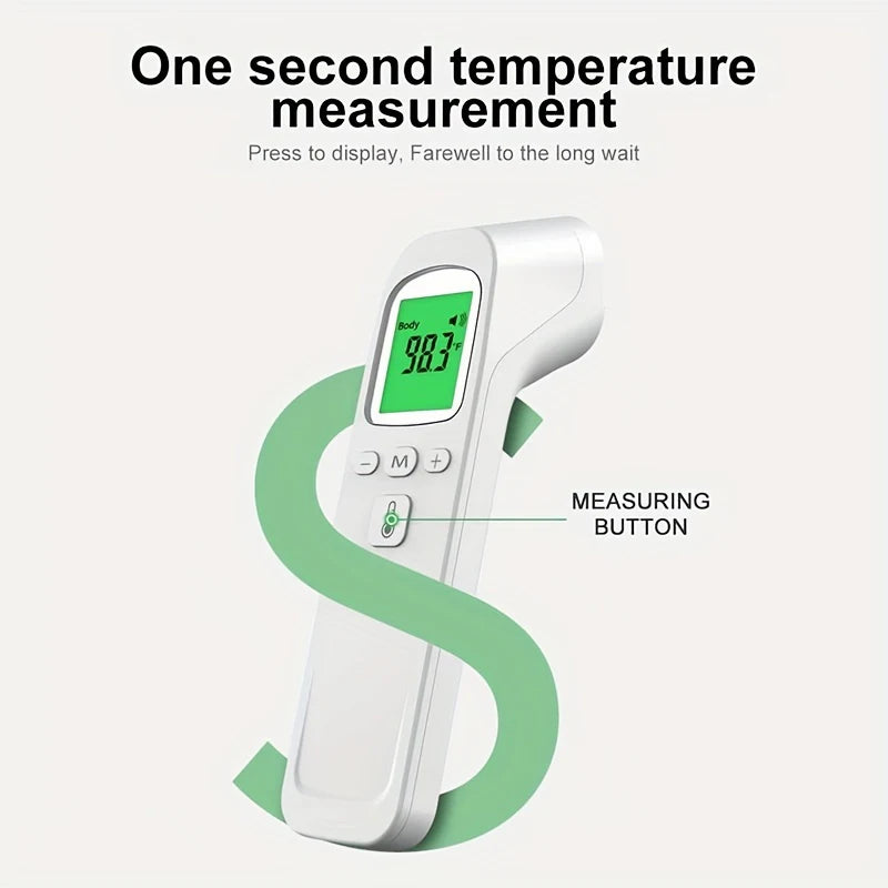 Medical Digital Infrared Thermometer 1s Quick Temperature Measurement Medical Handheld Body Forehead Non-contact Thermometer ℃ ℉
