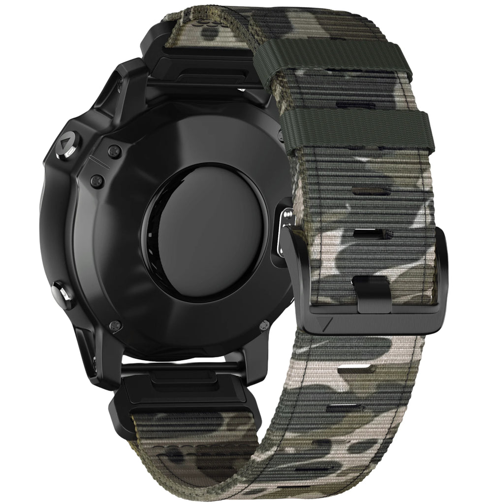 QuickFit 22mm 26mm Nylon Strap For Garmin Fenix 7 7X 6X Pro/Epix Pro Gen 2 51mm 47mm/Fenix6 5Plus 5XPlus Braided Watchband