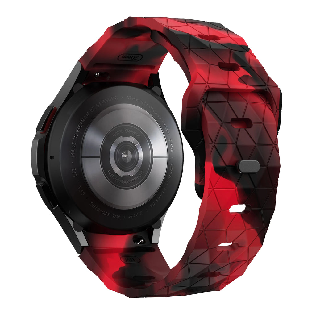 Silicone Band for Samsung Galaxy Watch 6 44mm 40mm/5/6 Classic 43mm 47mm/5 pro 45mm No Gaps 20mm Bracelet Galaxy watch 4 strap