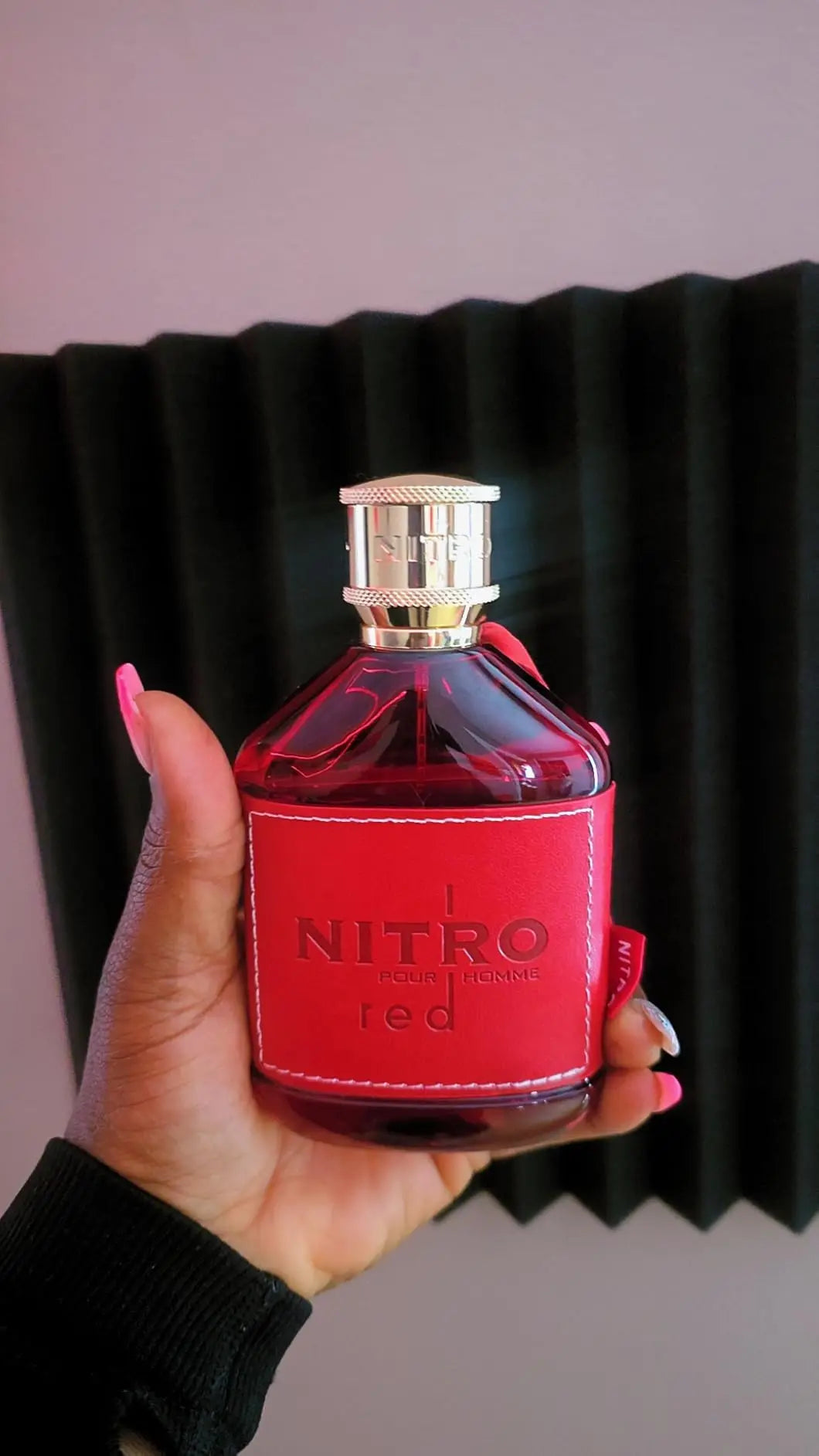Nitro Red 3.4 Fl Oz Eau De Parfum for Men – Rich Fruity Woody Floral Fragrance – Luxurious Long Lasting Scent