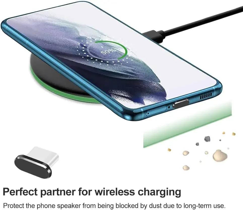 1-5Pcs Metal USB Type C Dust Plug for iPhone 17 Pro Max Air 17PM Mobile Phone Type-C Charging Port Protector Cover Cap Stopper