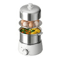 Egg Cooker with Timer - 14 Egg Capacity Electric Steamer for Hard Soft Boiled, Poached, Scrambled Eggs & Omelets, Auto Shut Off