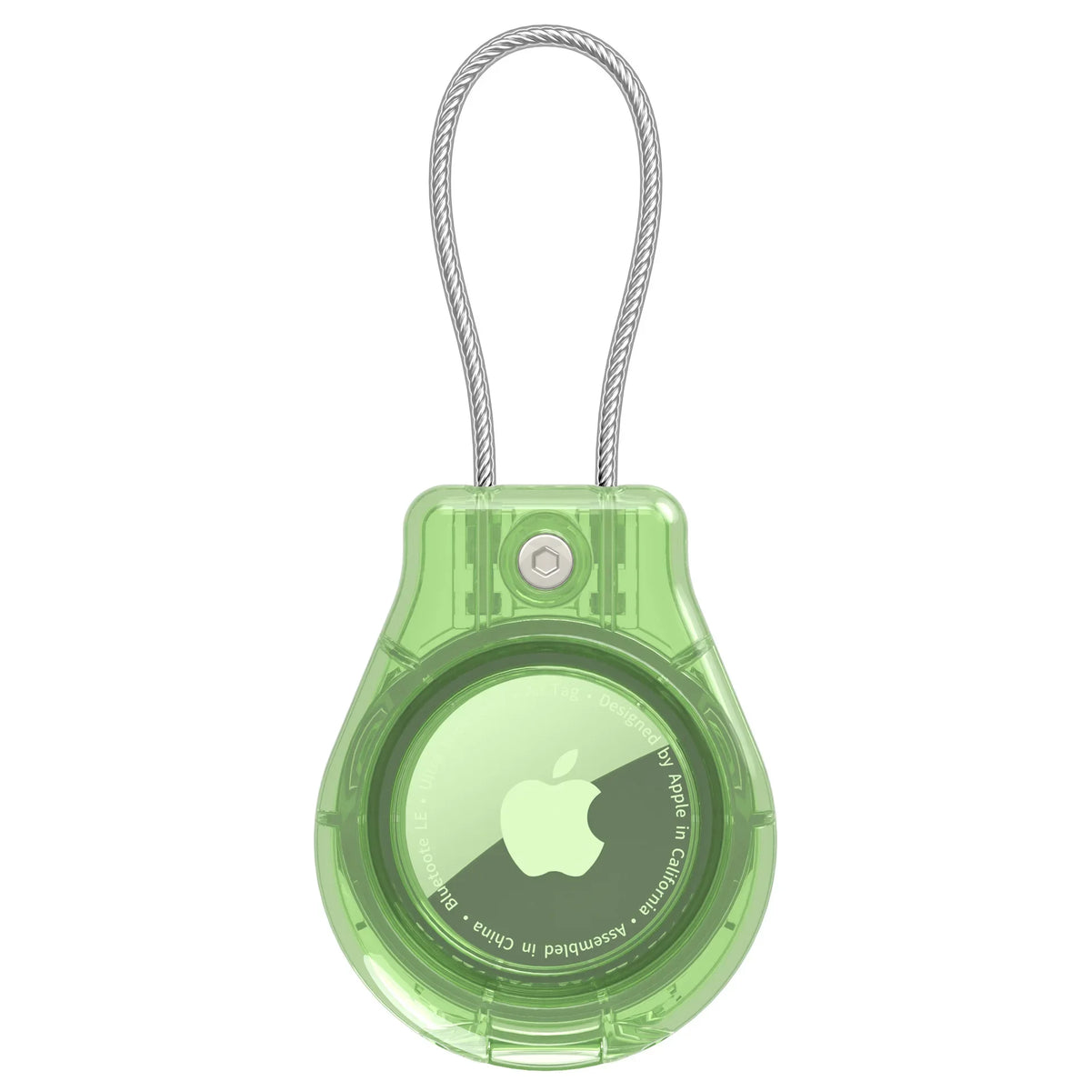 Waterproof Cover for Apple AirTag Keychain Holder with Wire Cable Anti-Lost Tracker Accessories for Luggage Backpack Airtag Case