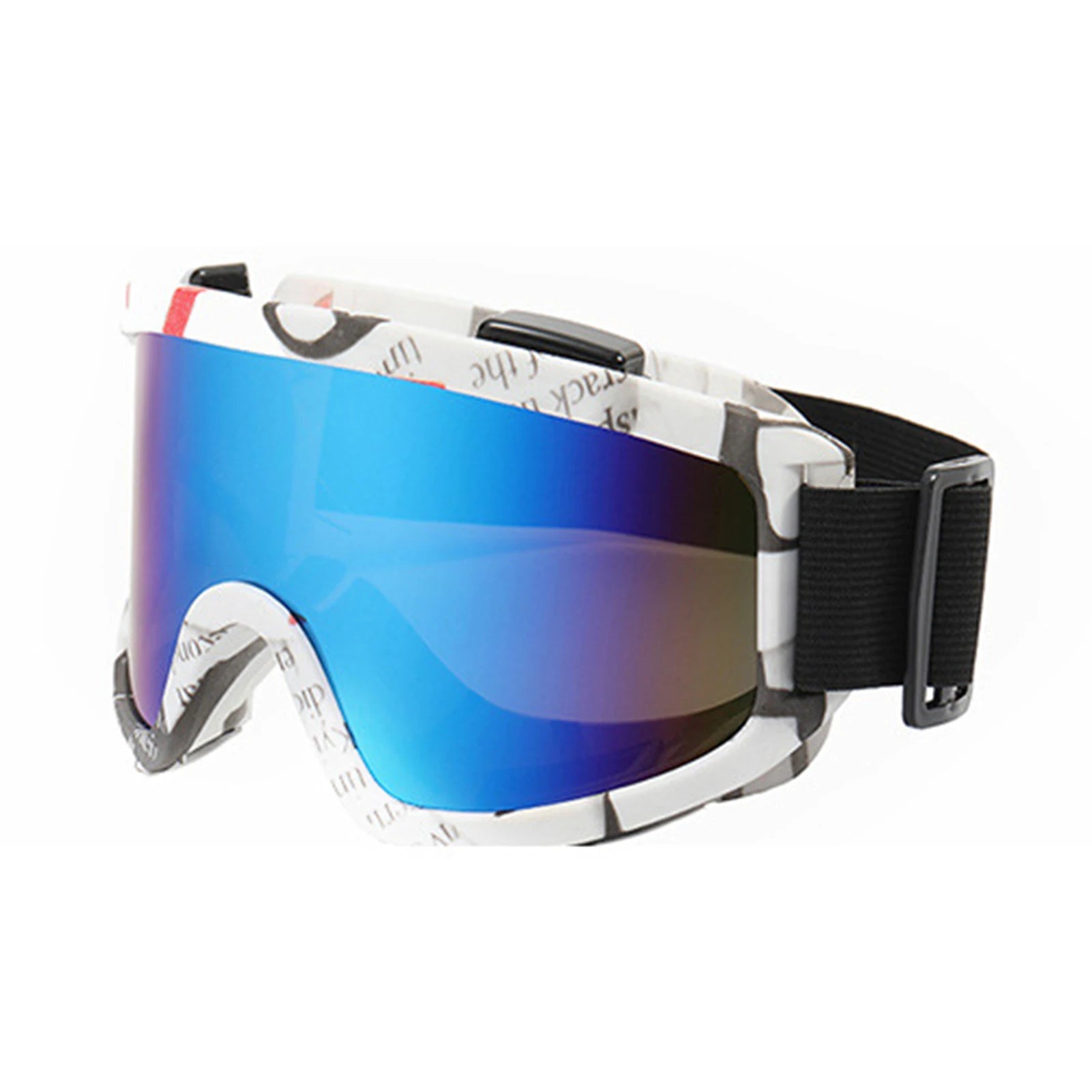 Large Frame Ski Goggles With Colorful Lens Anti Fog Mountain Skiing Goggles Outdoor Sport Snow Snowboard Goggle For Adult Youth