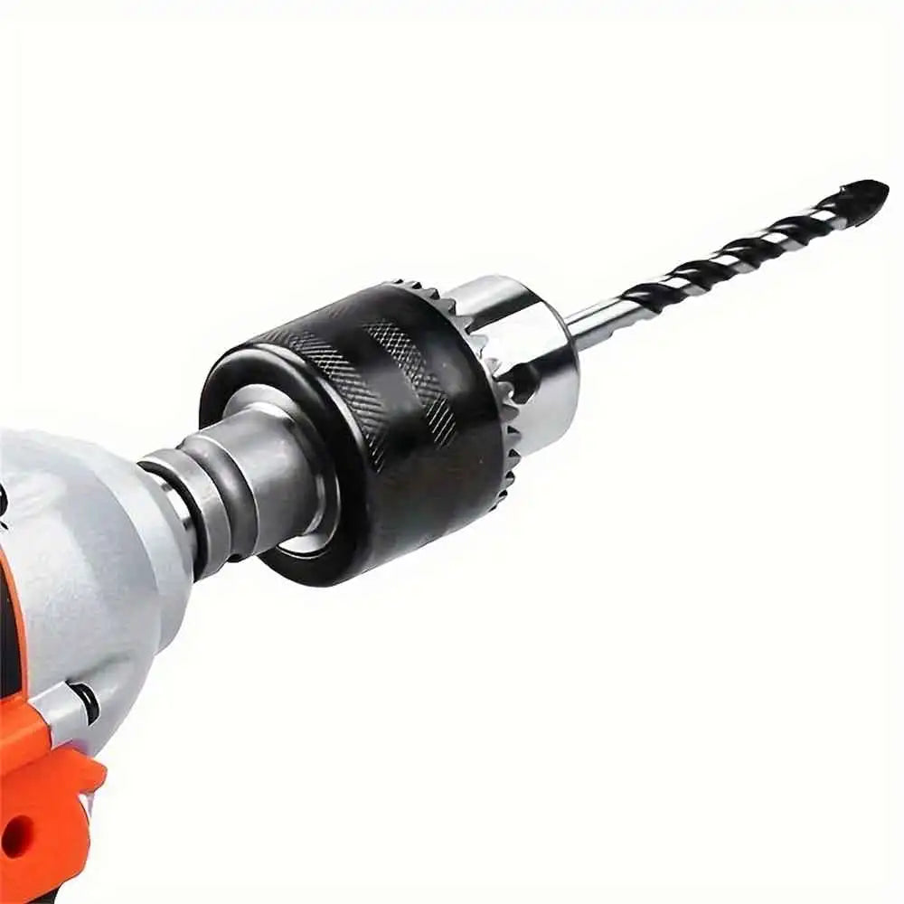 1.5-10mm Drill Chuck,3/8-24UNF Mount Impact Driver Bits Chuck Conversion Hex Shank/SDS-Plus Socket Square Adapter with Chuck Key