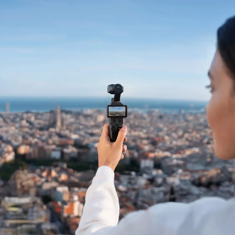 DJI Osmo Pocket 4 Camera 1" CMOS & 4K/240fps 2× Lossless Zoom 3-Axis Stabilization 107GB Built-In Storage & 800MB/s Transfer
