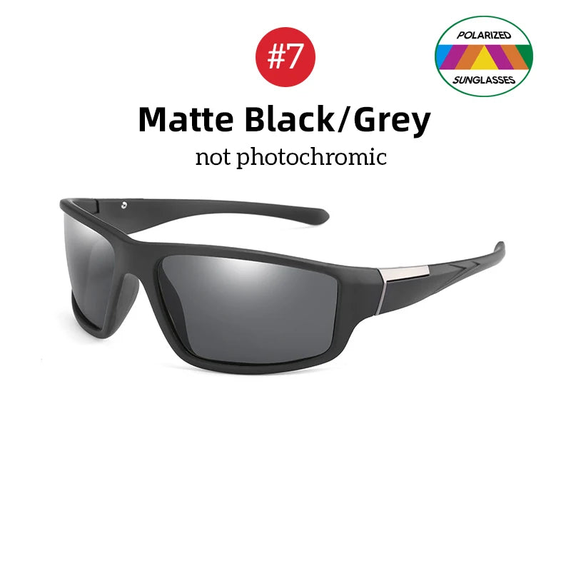 VIVIBEE Men Photochromic Sunglasses Black Sports Goggles Women Color Changing Polarized Driving 2026 Discoloration Sun Glasses