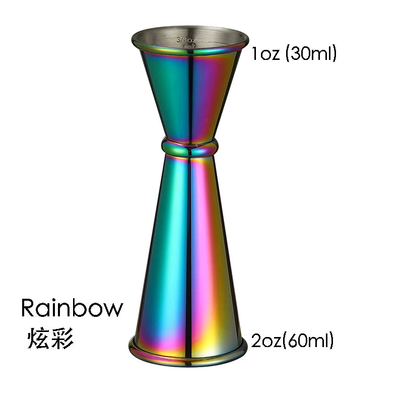 Double Jigger for Bartending, Cocktail Jigger 2 oz 1 oz | Cocktail Measuring Cup Japanese Jigger Shot Measure Jiggers