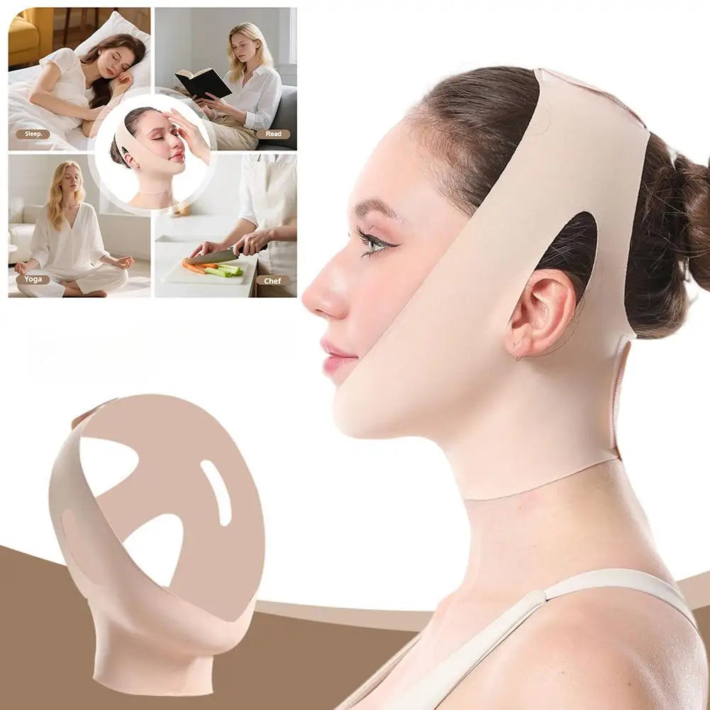 Face V Shaper Facial Slimming Bandage Relaxation Lift Up Belt Shape Lift Reduce Double Chin Face Thining Band Massage Hot Sale