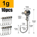 1g 2g 3g 4g 5g 10g 20g 22g 25g 28g crank Jig head hook fishing hook head Jig lure hard bait soft worm jig hook for fishing