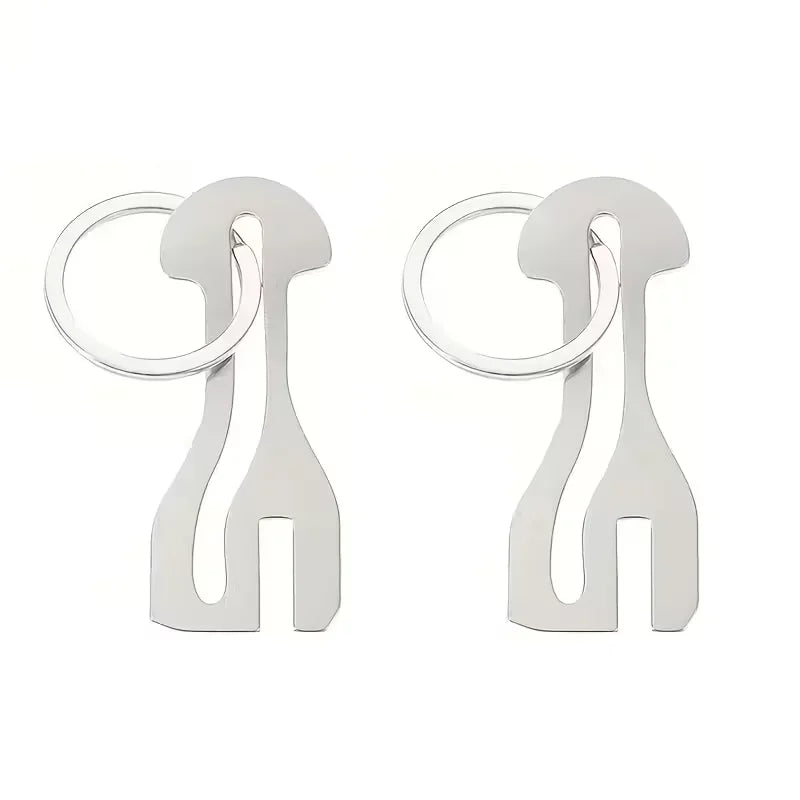 Reusable Portable Stainless Steel Shopping Cart Token, Shopping Cart Chain, Suitable for Supermarket Shopping Carts