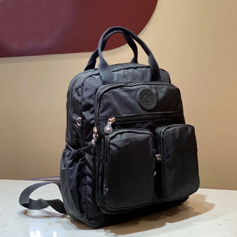 Korean Style Casual Backpack Women Lightweight Mini Backpack for Daily Commute Travel, Cute School Bag