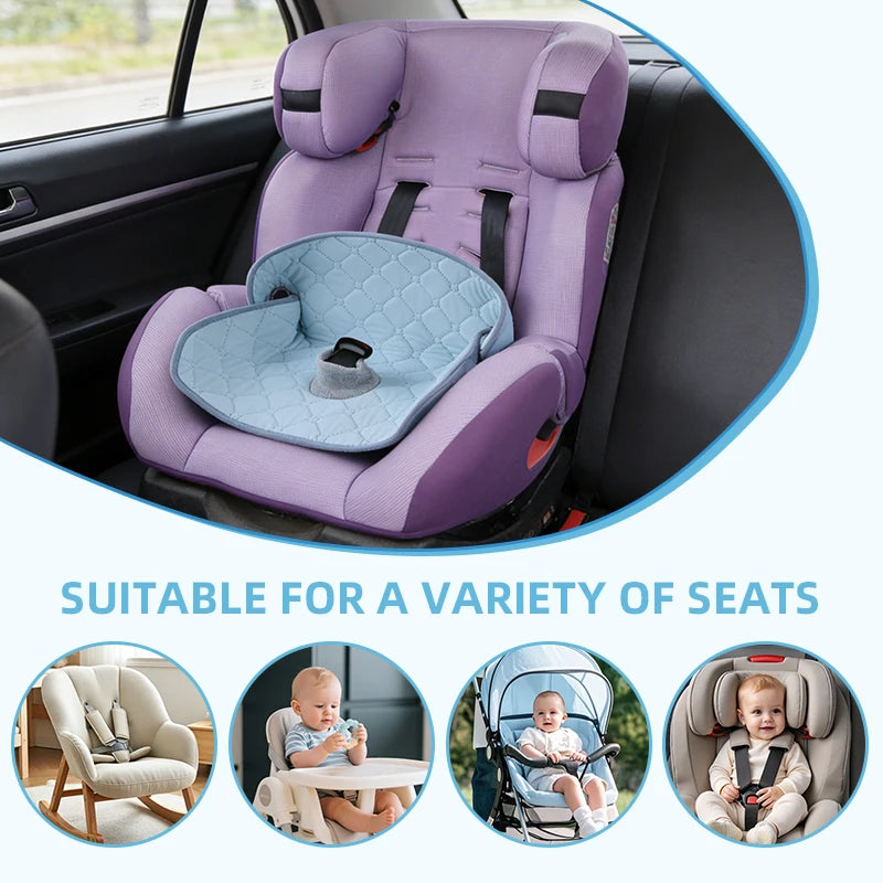 Infant Car Seat Cushion — Suitable for Infants, Toddlers, and Walkers; Also Serves as a Cushion for Strollers and High Chairs