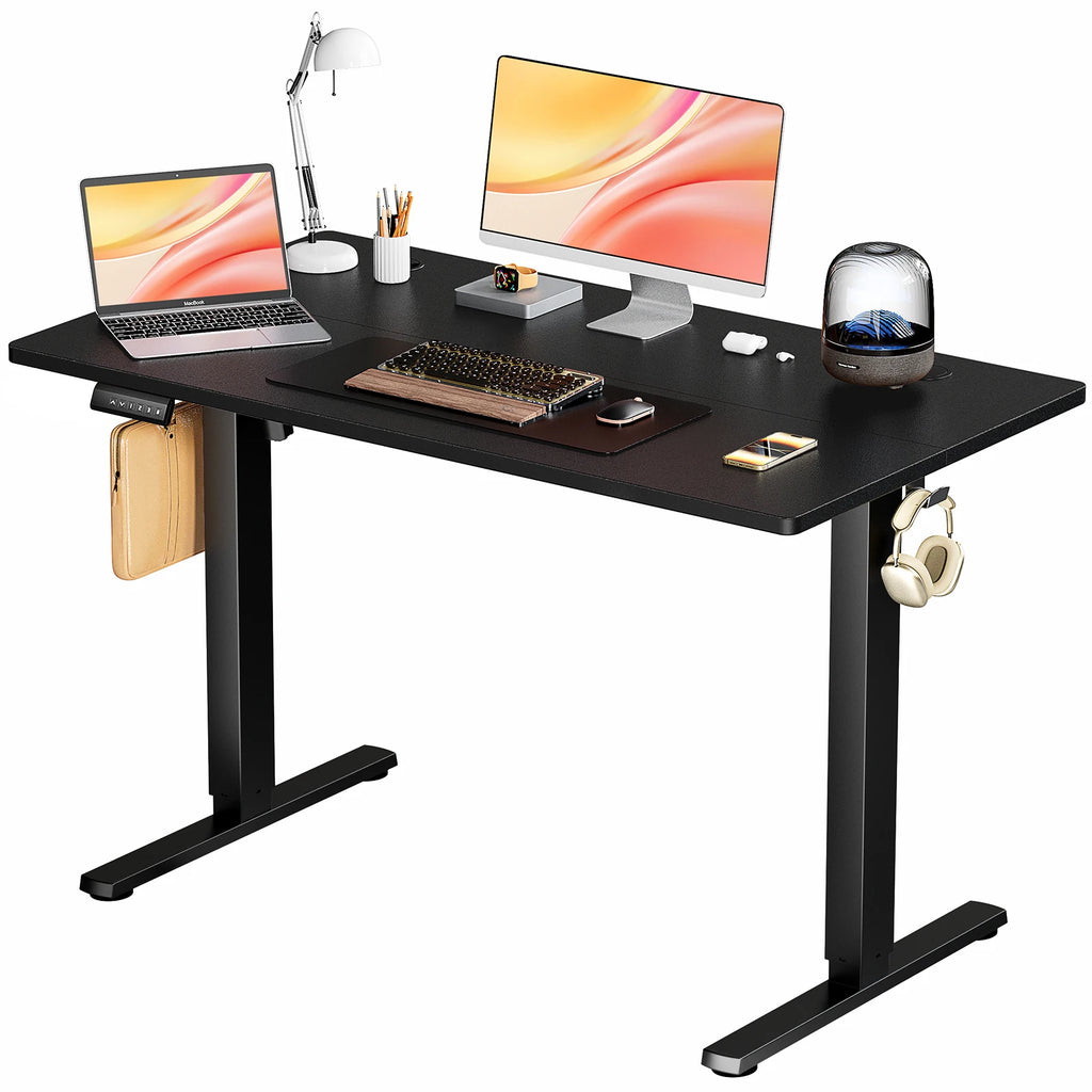 JHK Electric Adjustable Height Standing Computer Desk Ergonomic Sit Stand Up Down Computer Table Workstation For Home Office