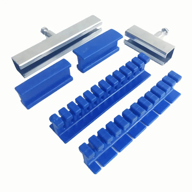 Car Dent Puller Repair T Dent Tool Auto Body Paintless Body Part Mechanical Sheet Metal Slide Removal Slide Hammer Reverse+18Pcs
