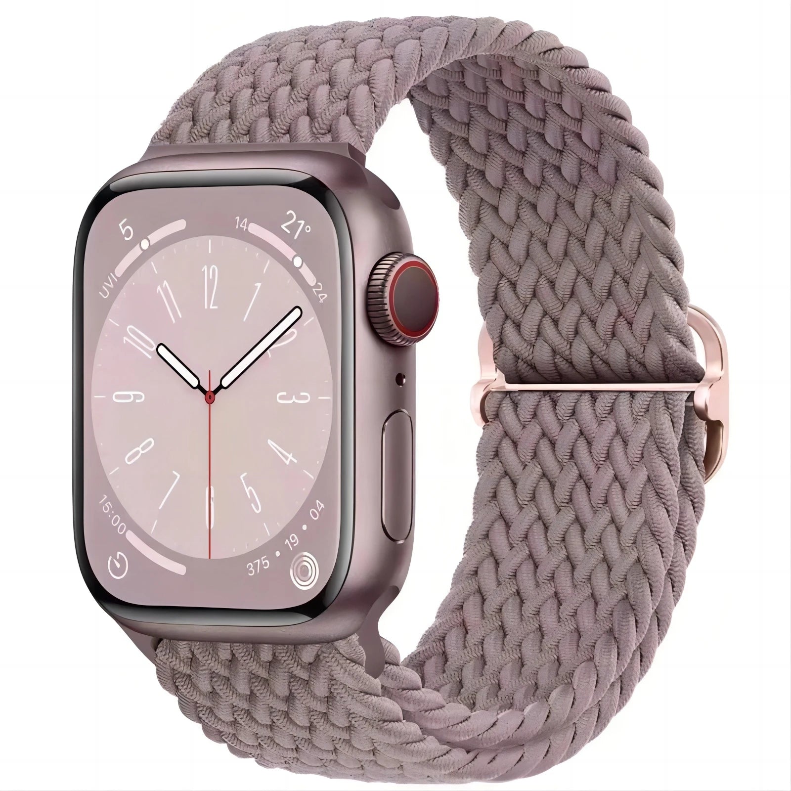 Braided Loop Strap For Apple Watch Ultra Band 49mm 44 45mm 42mm 41mm Nylon Elastic Belt Bracelet iWatch Series 9 8 7 6 5 4 SE 3