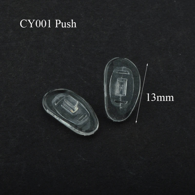 2000pcs Wholesale Eyeglasses Glasses Silicone nose pads various types & sizes eyewear nose pad part oval round