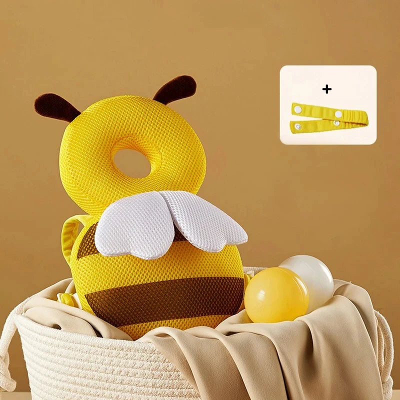 Little Bee Baby Head Protection Pillow Breathable Anti Fall Hat Suitable for Infant Children's Head Back Protector Safe Bibi