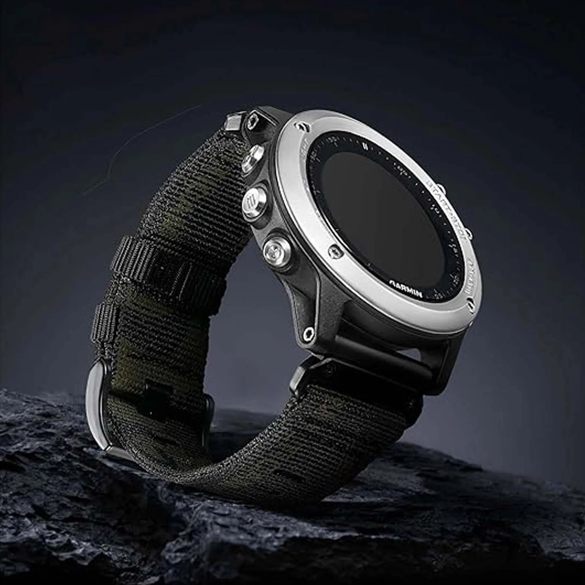 QuickFit 22mm 26mm Nylon Strap For Garmin Fenix 7 7X 6X Pro/Epix Pro Gen 2 51mm 47mm/Fenix6 5Plus 5XPlus Braided Watchband