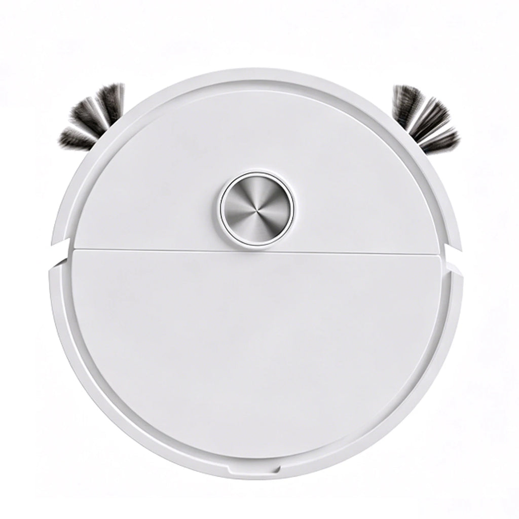 3 In 1 Compact Car Robot Vacuum Lightweight Smart Cleaning Machine Automatic Obstacle Avoidance for Pet Hair&Hard Floor&Carpet