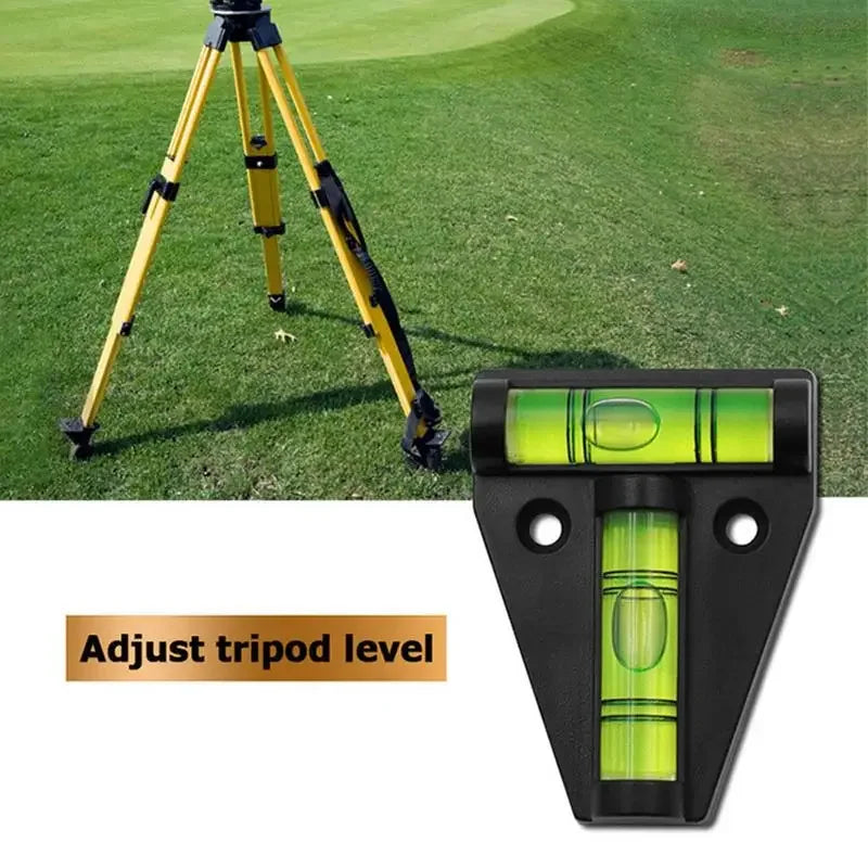 RV Triangle Level Measuring Kit for Caravan Camper T-Type Spirit Level Plastic Measuring Vertical and Horizontal Adjuster Scope