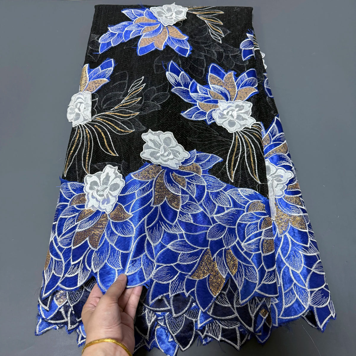 2026 High-Quality African Nigerian Tulle Lace Fabric Sequins Embroidery French Guipure Luxury Prom Party Dresses Beaded 5 Yards