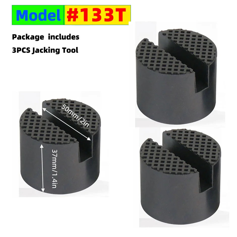 Universal Car Lift Jack Stand Rubber Pads Frame Protector Adapter Floor Slotted Car Jack For Lexus Subaru Fiat Volvo..