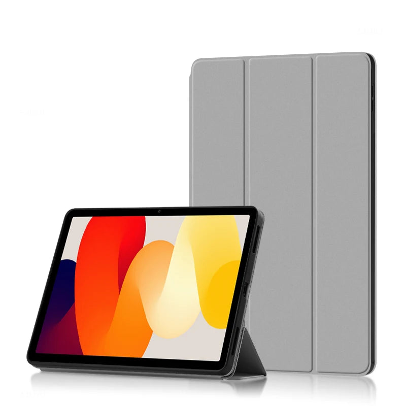 AJIUYU For Xiaomi Redmi Pad SE Case 11 inch 2023 Tri-Folding Flip Stand Cover For Redmi Red Mi Pad SE Tablet Auto Sleep Cover
