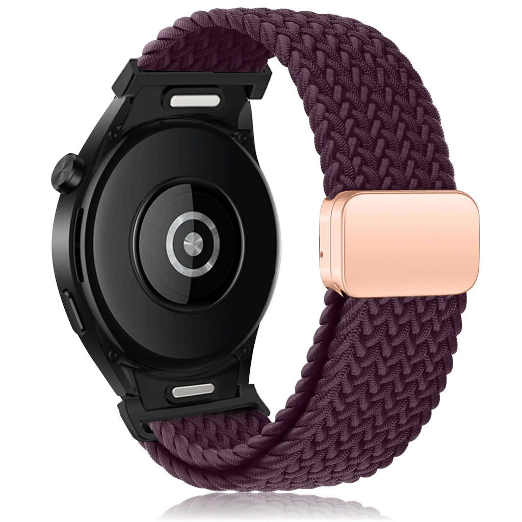 No Gaps Band For Samsung Galaxy Watch 6 4 classic/5 pro 47mm 43mm 44mm 40mm magnetic Braided bracelet Galaxy watch6 watch4 strap