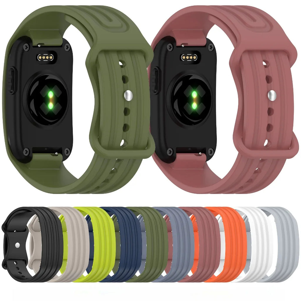 Sport Wristband Silicone Strap For Garmin Cirqa Smart Band Waterproof Anti‑wear Replacement Watch Accessory