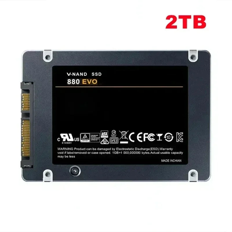 870 EVO SSD Solid State Disk 1TB/2TB/4TB Internal Hard Drive Sata3 2.5 Inch for Laptop Microcomputer Desktop