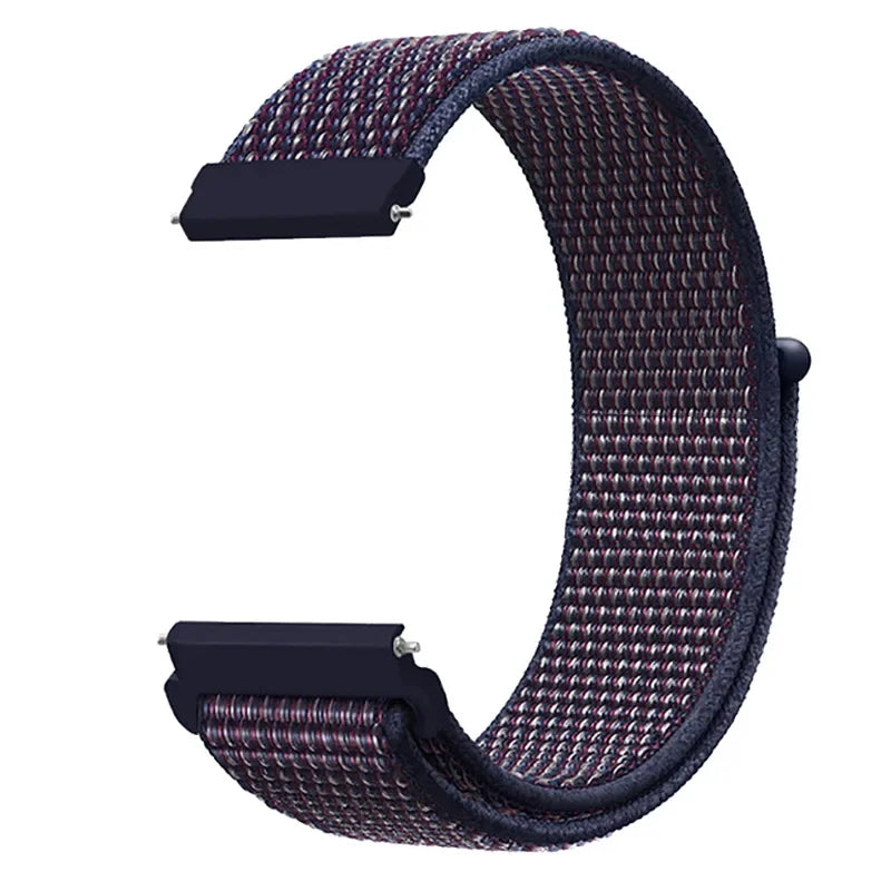 Nylon Loop For Garmin Forerunner 965 255 265 745 Bracelet For Garmin Vivoactive 6 5 4 3/Venu 2 3/Active/Chronos 22mm 20mm Strap