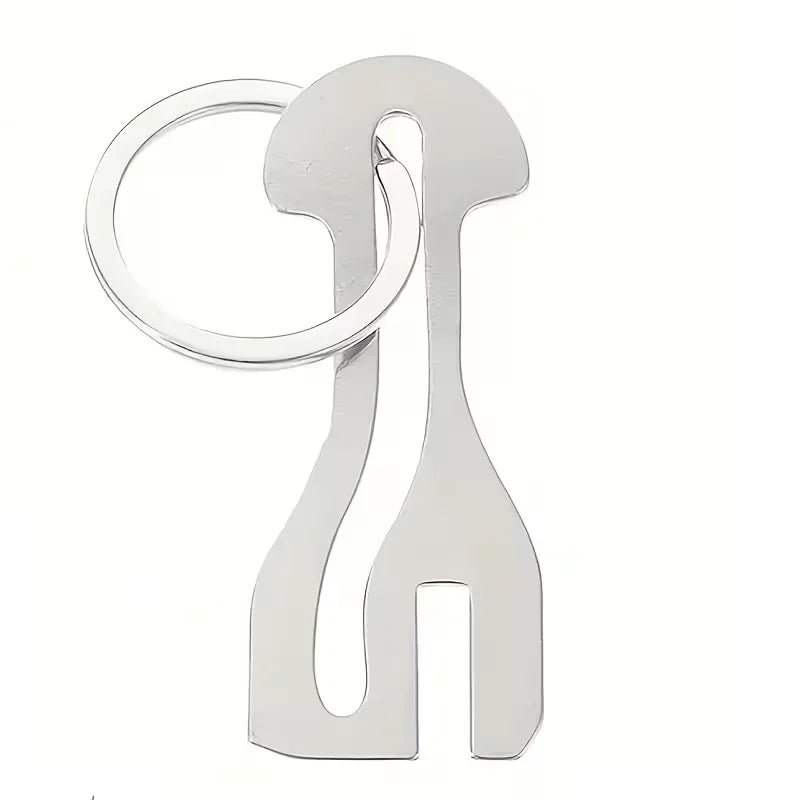 Reusable Portable Stainless Steel Shopping Cart Token, Shopping Cart Chain, Suitable for Supermarket Shopping Carts