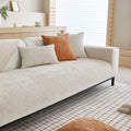 Solid Color Chenille Sofa Towel Thick Universal Sectional Sofa Cover Modern Furniture Dustproof Cover L-shape Couch Covers