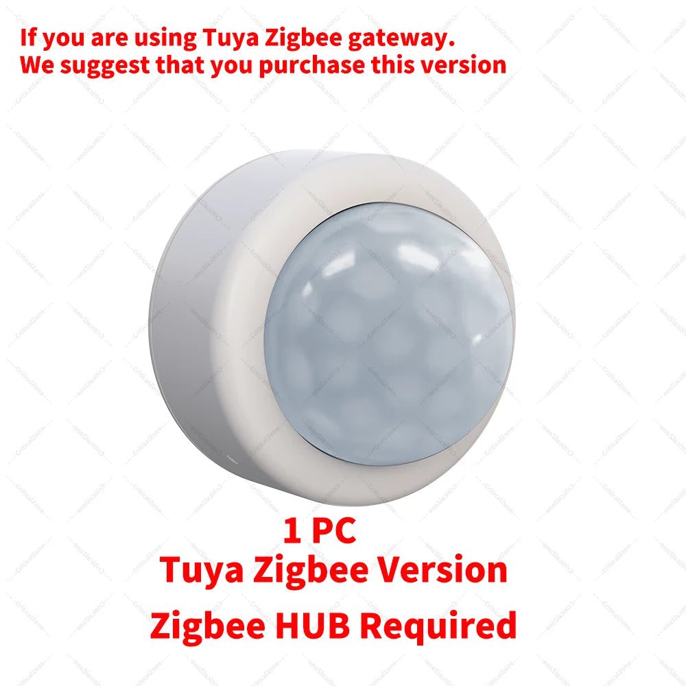 Zigbee 3.0 PIR Montion Sensor Zigbee Sensor Zigbee Hub Required workwith Home Assistant Yandex Alexa ZHA Zigbee2MQTT SmartLife