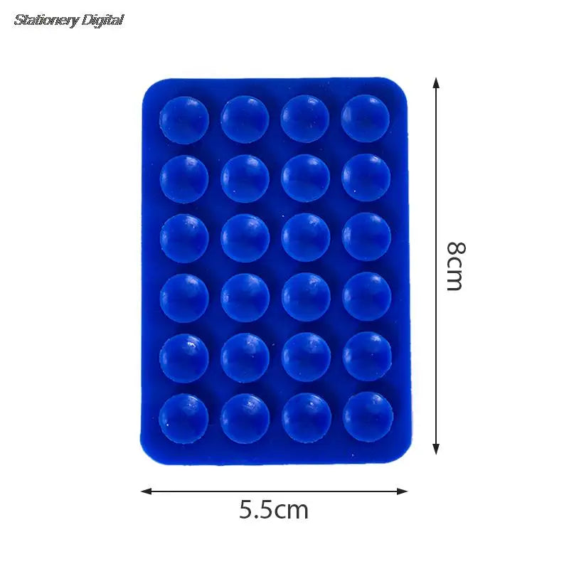 Single Side Silicone Suction Pad For Phone Sticky Gel Mat Anti-Slip Gripper Pad Universal Fixate Adhesive Reusable Holder