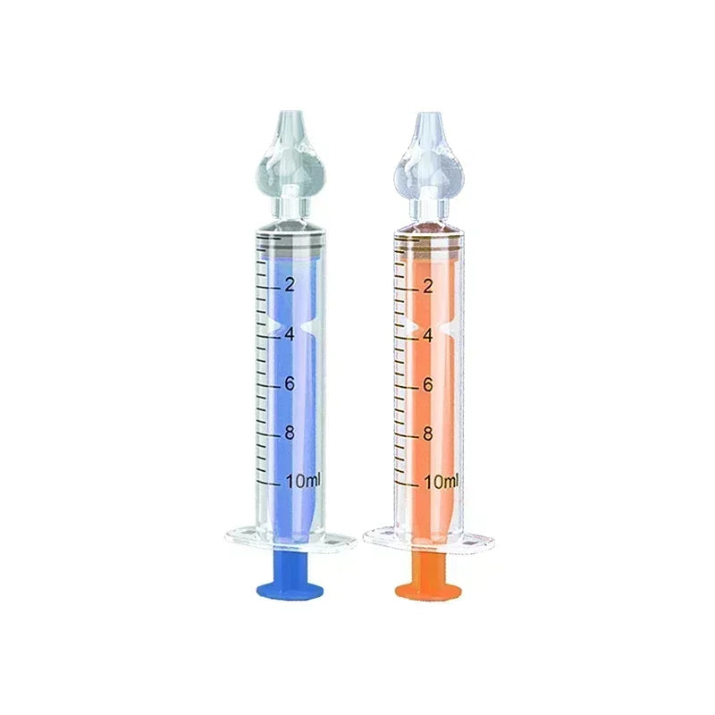 Needle Tube Baby Nasal Aspirator Syringe Baby Nose Cleaner Kids Rhinitis Nasal Washer Reusable Nasal Irrigator Washing for Child