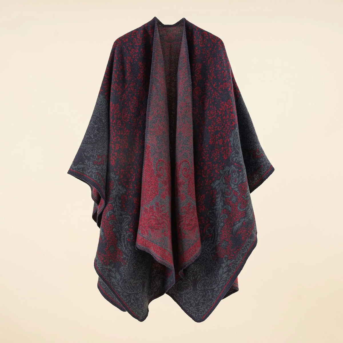 Cashmere Winter Warm Ponchos And Capes For Women Foulard Femme Shawls and Wraps Floral Pashmina Female Bufanda Mujer